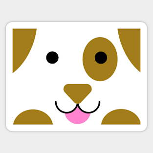 Minimal Dog Sticker